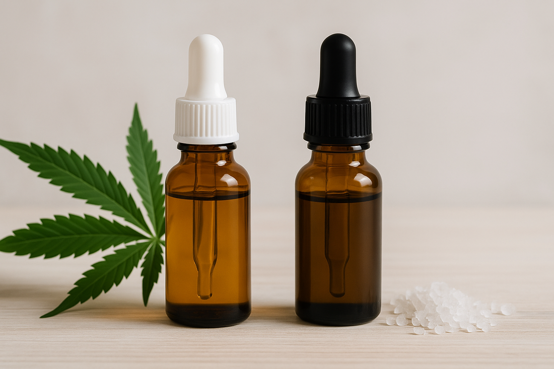 Synthetically vs. naturally derived cannabinoids – comparison illustration