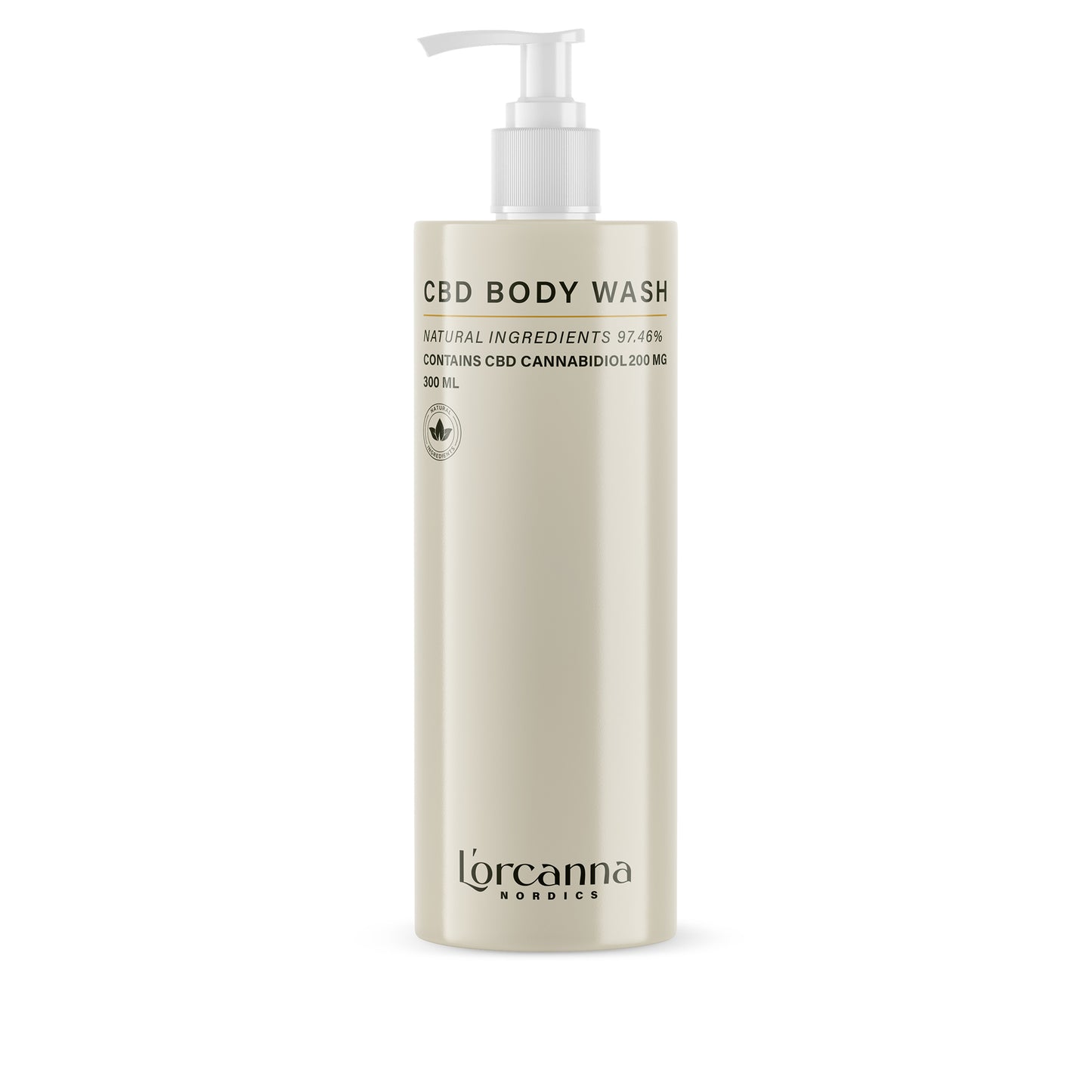 CBD Body Wash – skincare bottle for gentle body cleansing