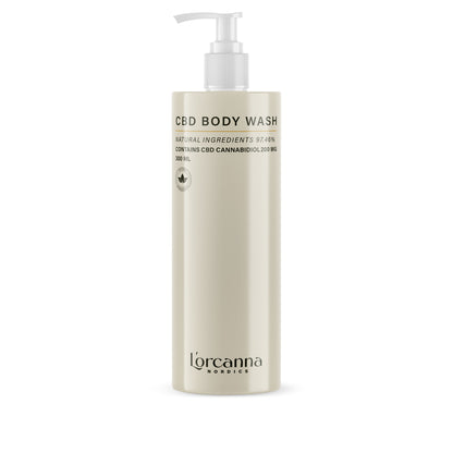 CBD Body Wash – skincare bottle for gentle body cleansing